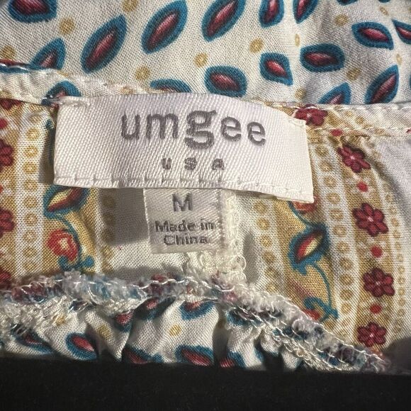 Umgee Women’s Tunic Too Medium Floral - Picture 3 of 4